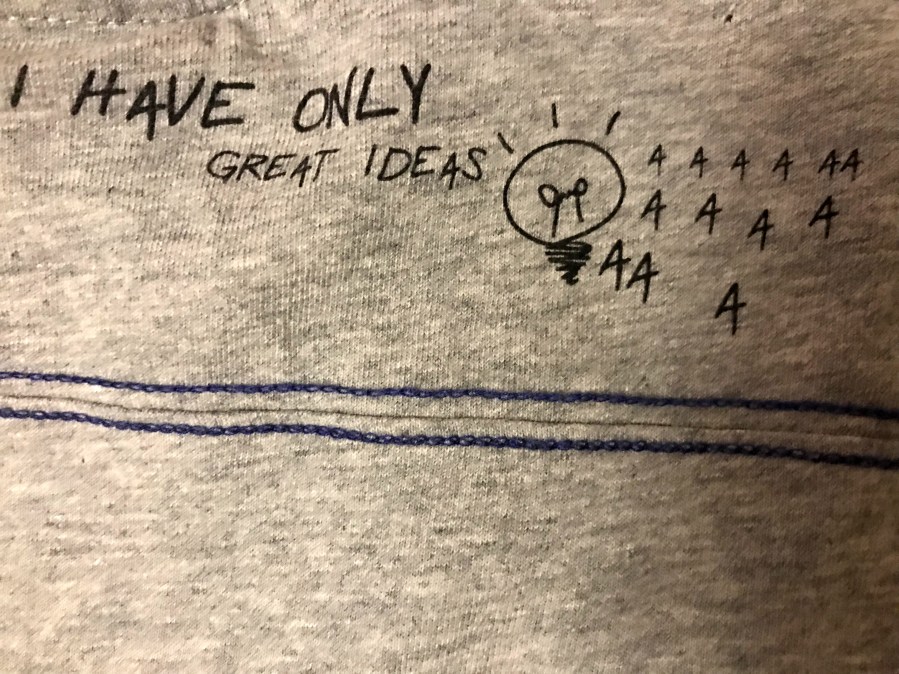 i have only great ideas